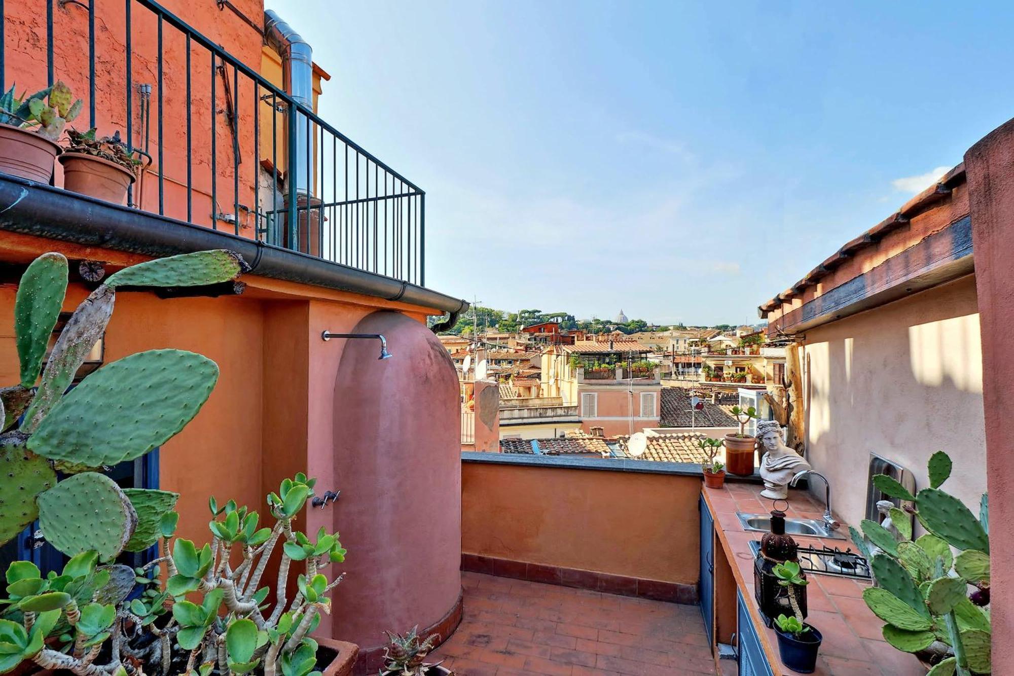 Apartmán Vicolo Del Cinque Penthouse | Romeloft Exteriér fotografie